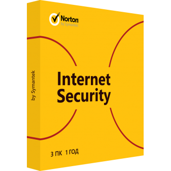 Антивирус Norton Internet Security 2015  1 год / 3 ПК